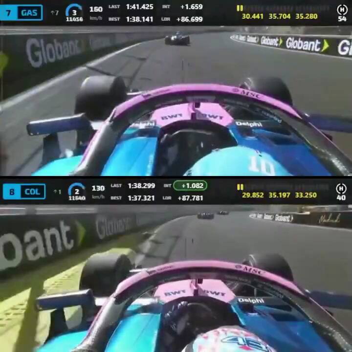 La radio de Gasly en "Madring"