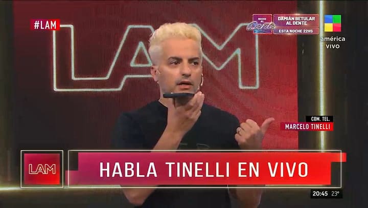 Marcelo Tinelli dio detalles del encuentro de Martin Bossi y Estefi Berardi