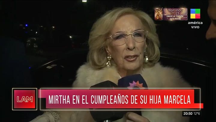 Mirtha Legrand dio detalles exclusivos de la fiesta de Marcela Tinayre