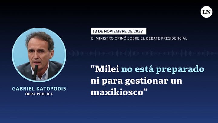 “Milei no esta preparado ni para gestionar un maxikiosco”
