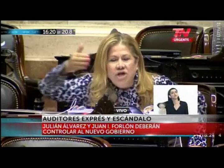 Graciela Camaño dijo que los nuevos auditores juraron como ladrones