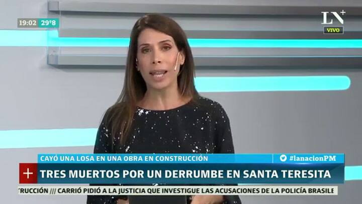 Cuatro muertos por un derrumbe en Santa Teresita