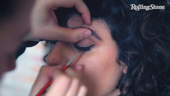 El backstage de Marilina Bertoldi