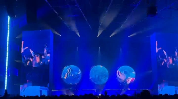 Soda Stereo homenajeó a Cerati en su show Ecos