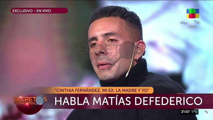 Matias Defederico con Luis Ventura