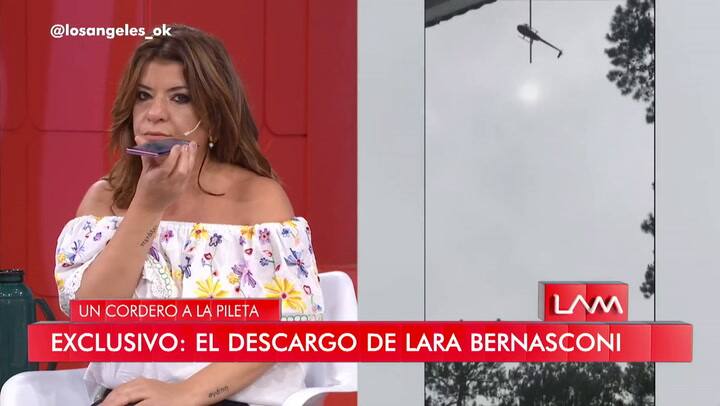 Lara Bernasconi rompió el silencio tras la polémica del video del cordero - Fuente: Youtube eltrece