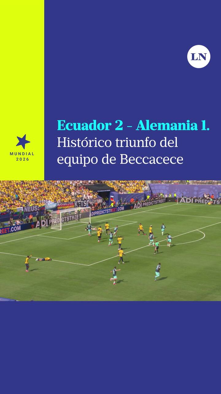 Ecuador selló un histórico triunfo ante Alemania y está cerca de clasificar a 16avos