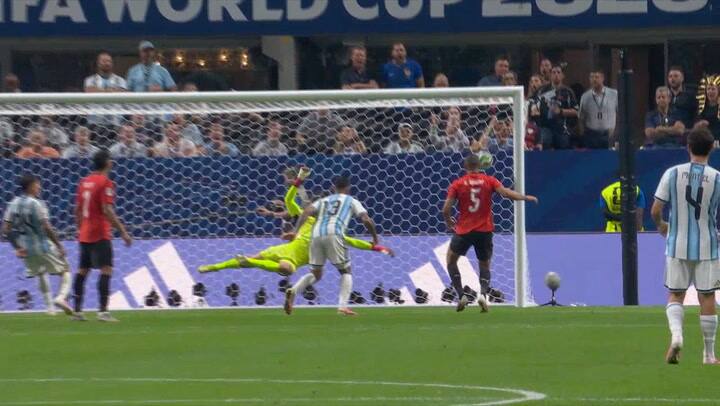 Primer gol de Argentina vs. Egipto