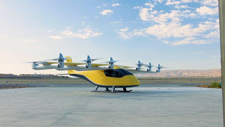 Los taxis aéreos autónomos llegarán pronto al aeropuerto de Miami (Sitio web: wisk.aero)