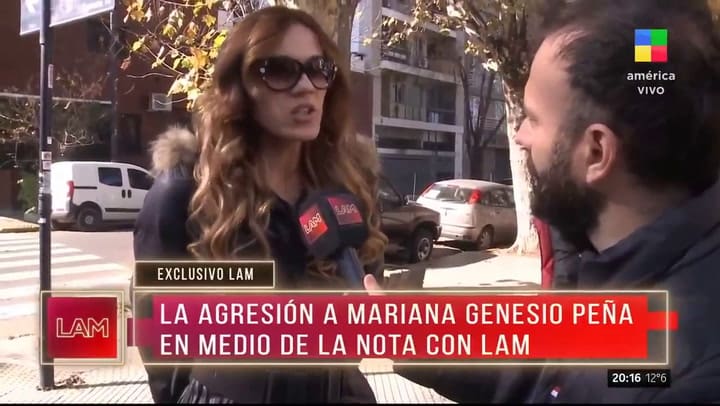 Mariana Genesio Peña sufrió un ataque trasnfóbico en medio de una entrevista
