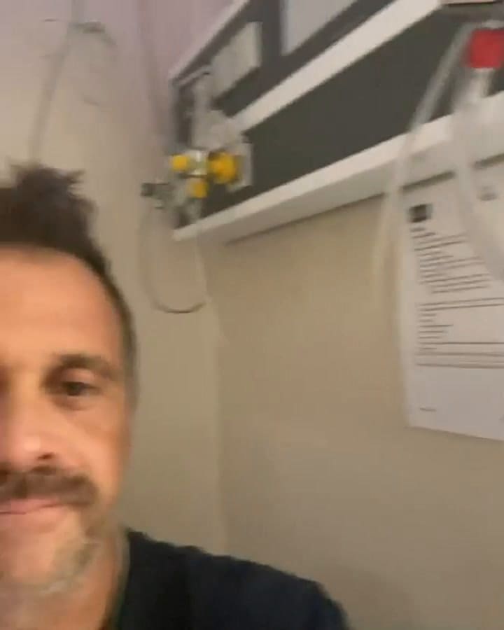 Sergio Lapegüe dejó la sala de terapia intensiva y compartió su alegría en las redes