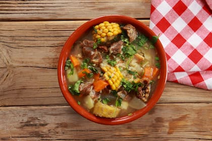 Huaschalocro, "casi locro" de choclo, una receta oriunda de Salta.