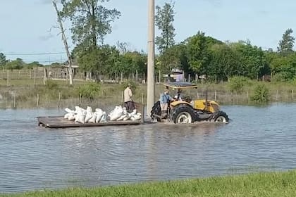Hubo anegamientos en Villa Ocampo y la región