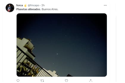 Hubo quienes reportaron el fenómeno desde Buenos Aires