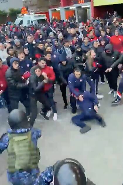 Hubo serios incidentes en Independiente