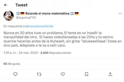 Hubo tuiteros que comprendieron la actitud de los vecinos alemanias y pidieron a los migrantes que se adapten a su entorno