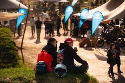 Hubo un espacio para que los asistentes del interior pudieran acampar