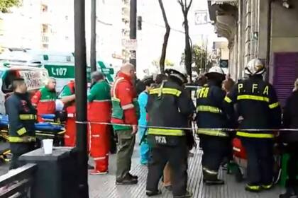 Hubo un principio de incendio en la estación San José de la línea E de subte