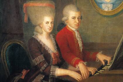 Hubo un tiempo en que los hermanos Mozart fueron inseparables.