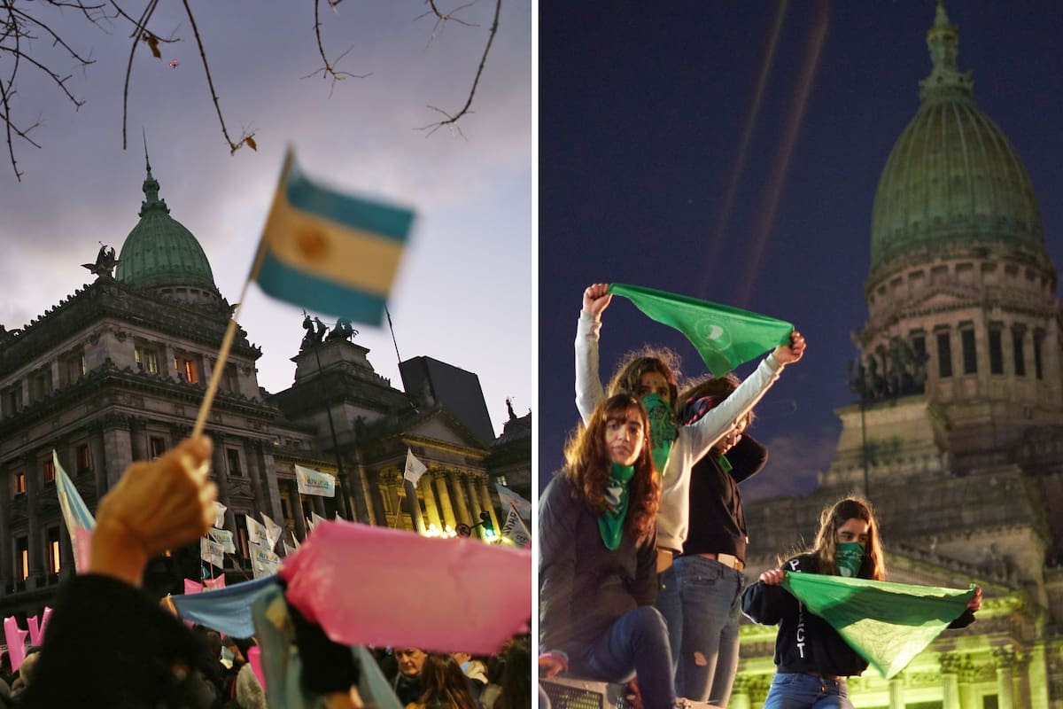 Hubo una marcada paridad entre las 100 mujeres que participaron de la sesión: 50 apoyaron el proyecto, 49 se opusieron y hubo una abstención