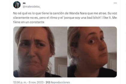 Hubo usuarios que encontraron algo atractivo en el tema debut de Wanda Nara