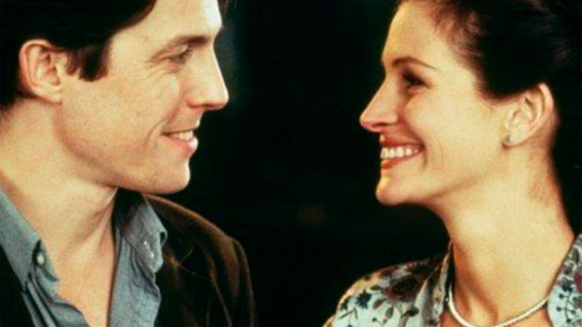 Hugh Grant y Julia Roberts en Un lugar llamado Notting Hill