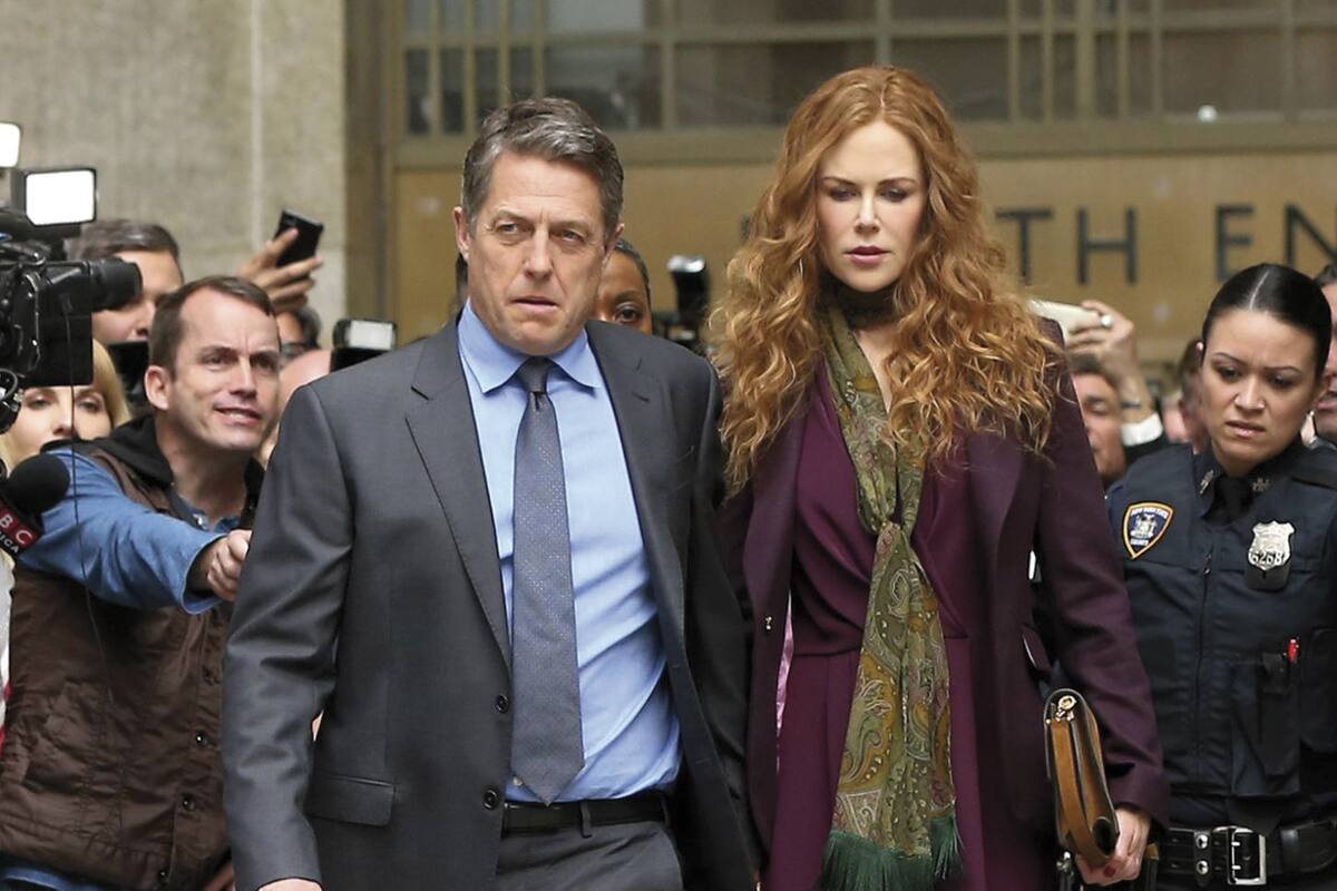 Hugh Grant y Nicole Kidman, la pareja protagónica en The Undoing.