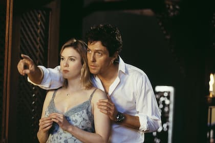 Hugh Grant y Renée Zellweger en El diario de Bridget Jones