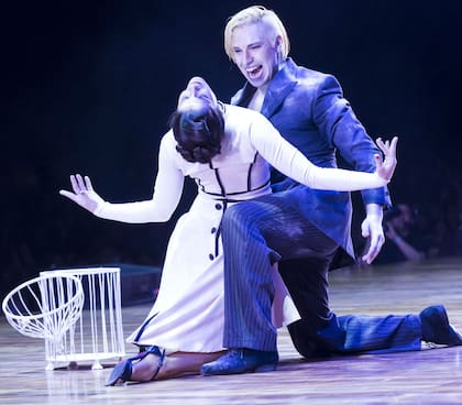 Hugo Mastrolorenzo y Agustina Vignau, ganadores de la categoría Escenario del Mundial del Tango 2016