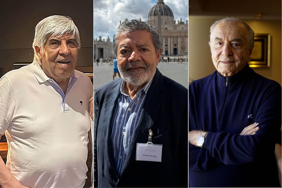 Hugo Moyano (Camioneros), Gerardo Martínez (Uocra) y Armando Cavalieri (Comercio), los tres sindicalistas que se amoldaron a la pauta salarial de referencia que fijó el gobierno de Milei