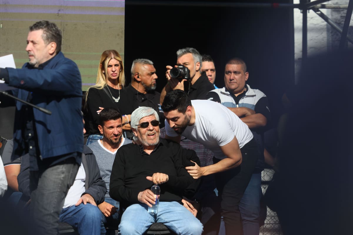Hugo Moyano tiene 82 años y sigue al frente del Sindicato de Camioneros