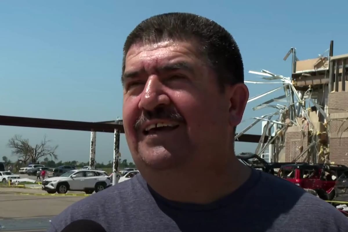 Hugo Parra relató su experiencia tras sobrevivir al potente tornado que arrasó con varios condados de Texas