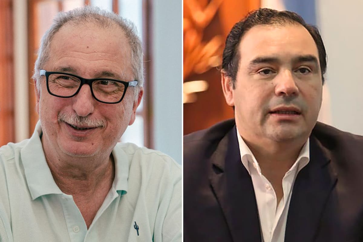 Hugo Passalacqua, gobernador de Misiones, y Gustavo Valdés, gobernador de Corrientes