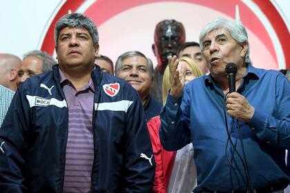 Hugo y Pablo Moyano