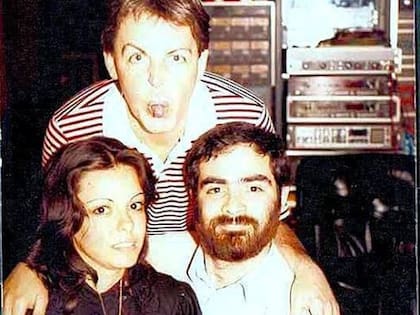 Hugo Zuccarelli, con Paul Mc Cartney