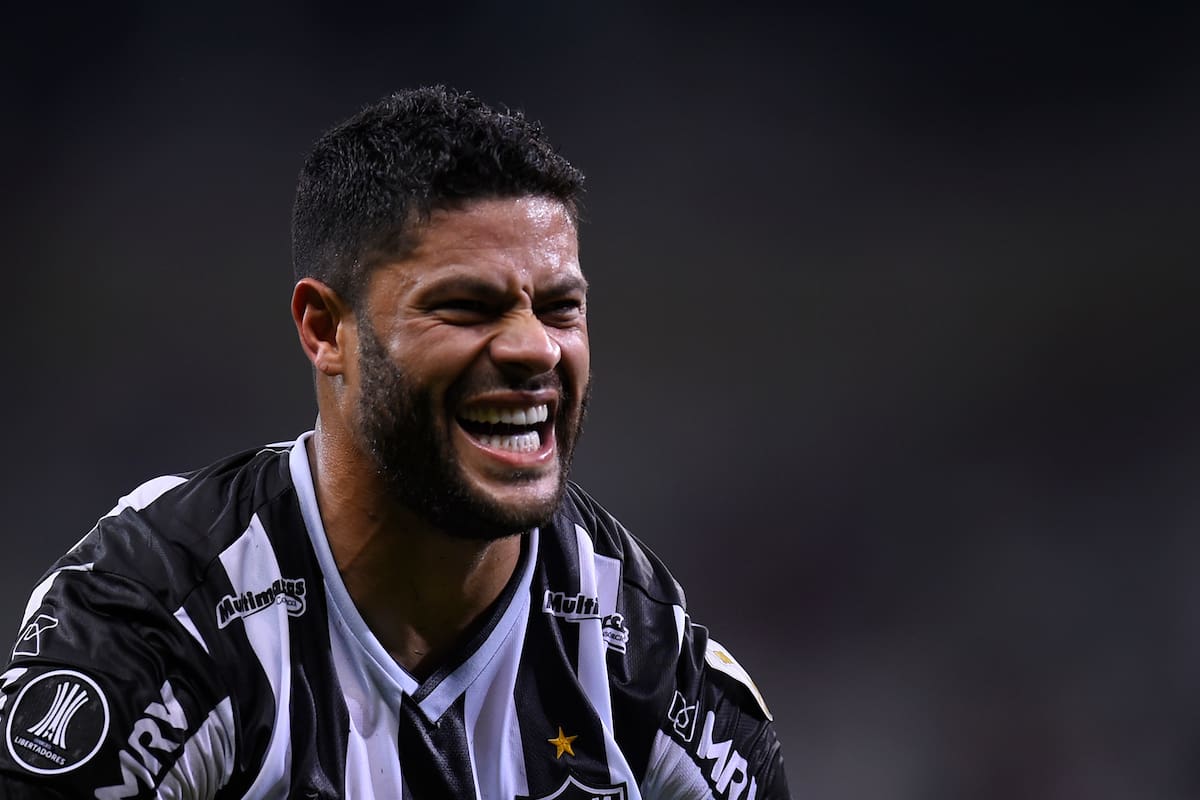 Hulk celebra su gol ante River, el segundo de Atlético Mineiro