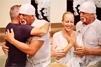 Hulk Hogan, de 70 años, se bautizó el pasado miércoles junto a su esposa Sky Daily