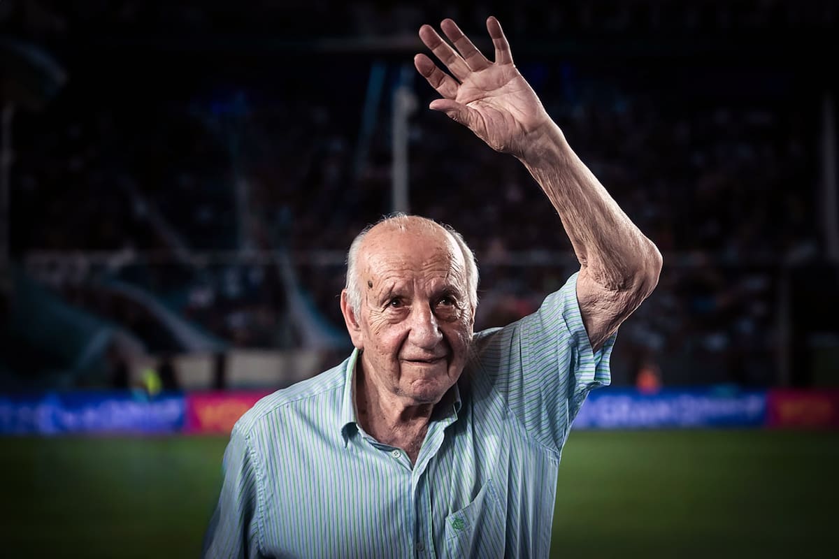 Humberto Bocha Maschio, en un homenaje en el Cilindro