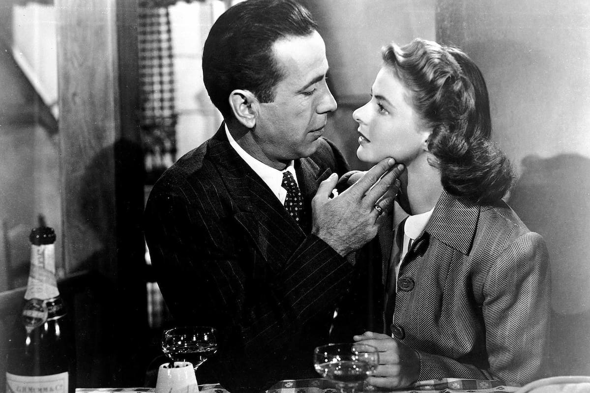 Humphrey Bogart e Ingrid Bergman, en Casablanca