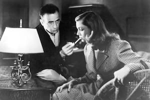 Humphrey Bogart y Lauren Bacall se conocieron por la película To have and have not (Getty Images)
