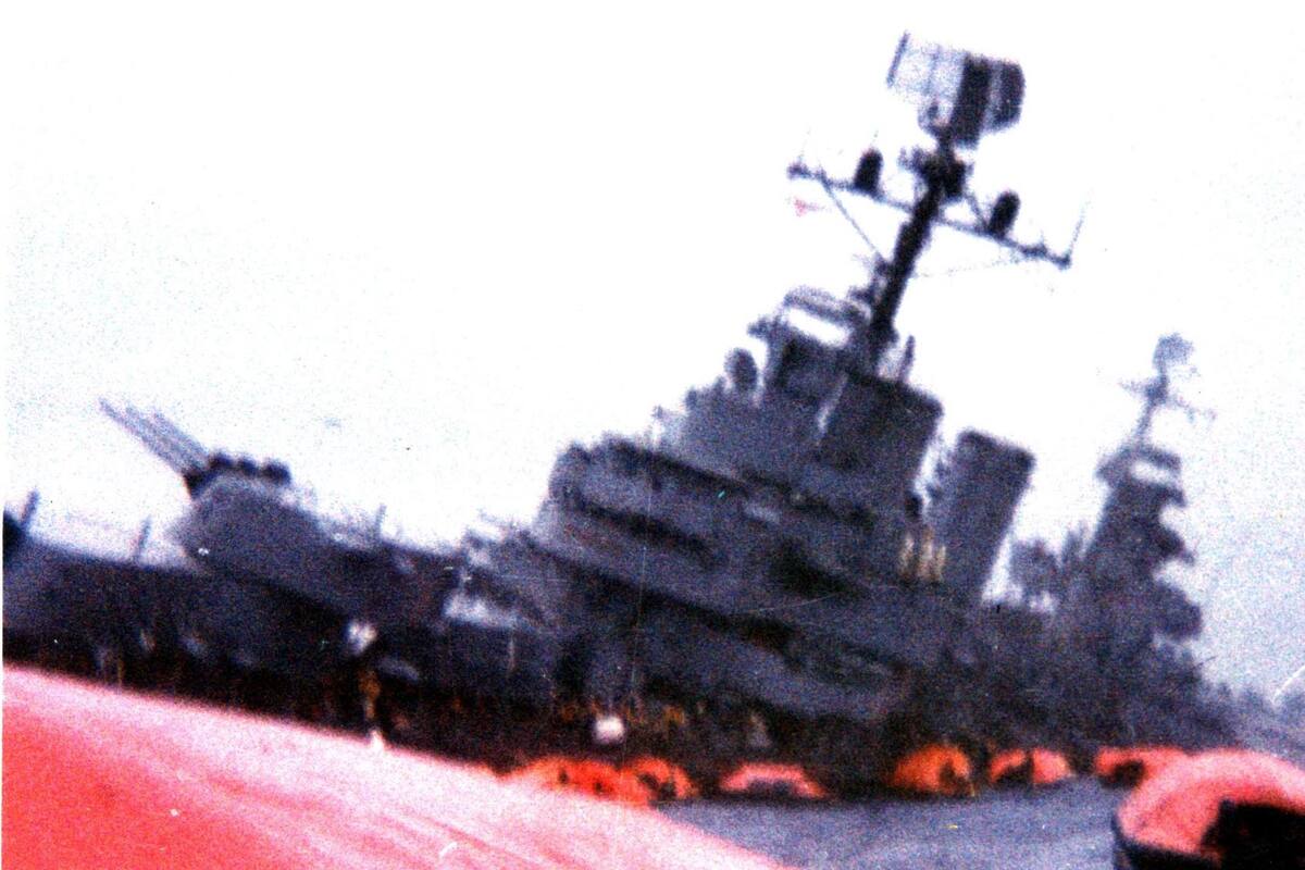 Hundimiento del crucero General Belgrano durante la Guerra de Malvinas