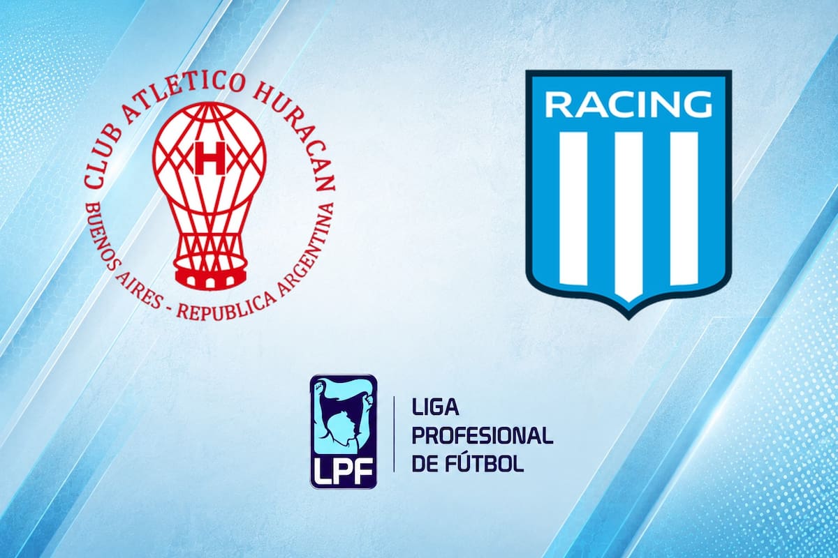 Huracán y Racing Club disputaron uno de los encuentros de la jornada del fútbol argentino