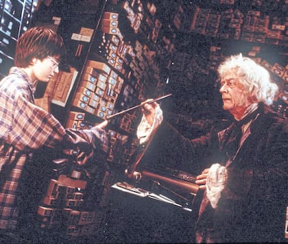 Hurt en una de las entregas de la saga de Harry Potter