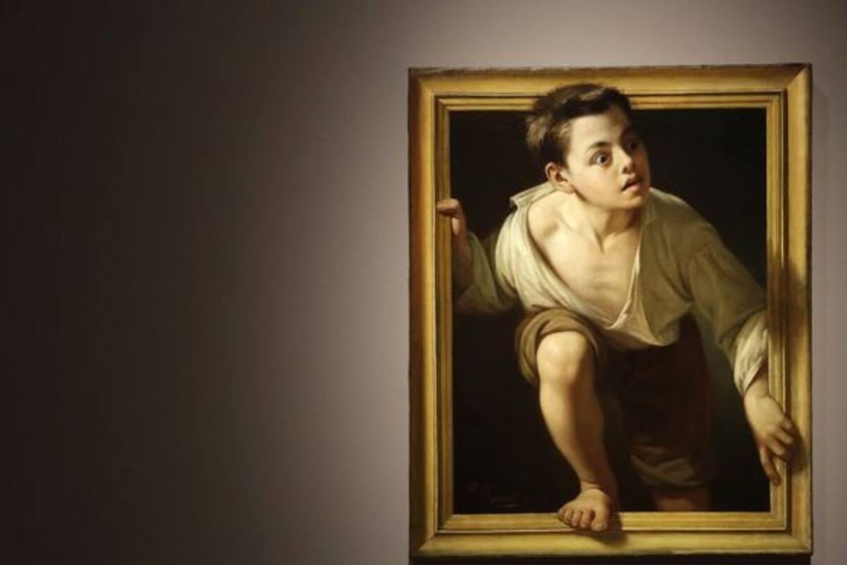 "Huyendo de la critica" (1874), del pintor Pere Borell