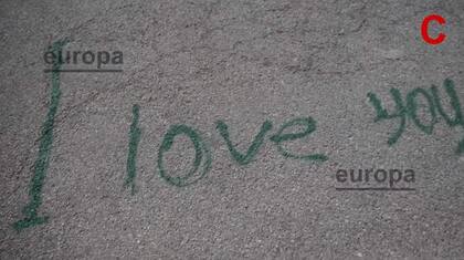 "I love you", resaltó el escrito
