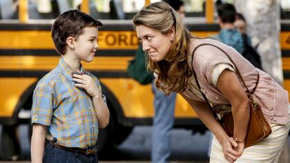 Iain Armitage y Zoe Perry, protagonistas de Young Sheldon