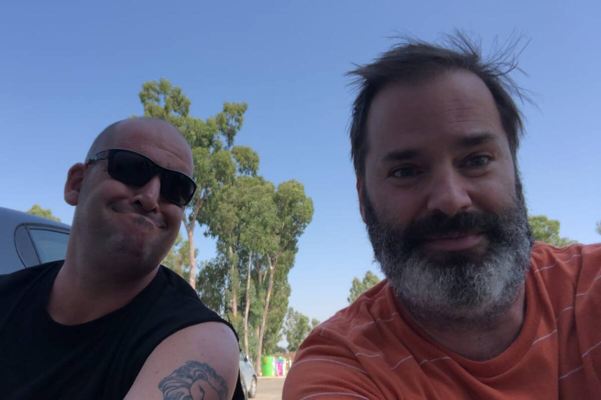 Iair Horn con Gustavo Rapaporte, amigos desde hace más de 35 años