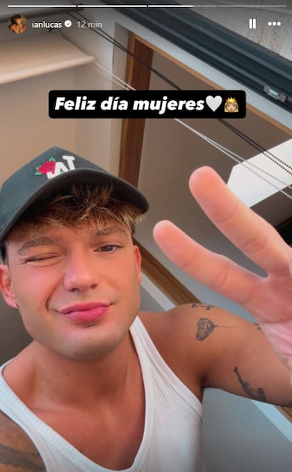 Ian Lucas saludó a todas las mujeres a través de su perfil de Instagram