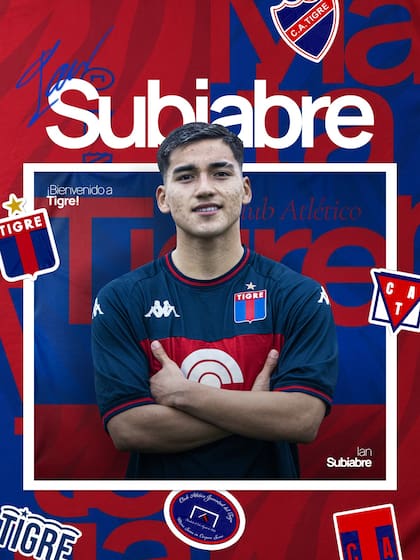 Ian Subiabre ya fue oficializado como nuevo jugador de Tigre