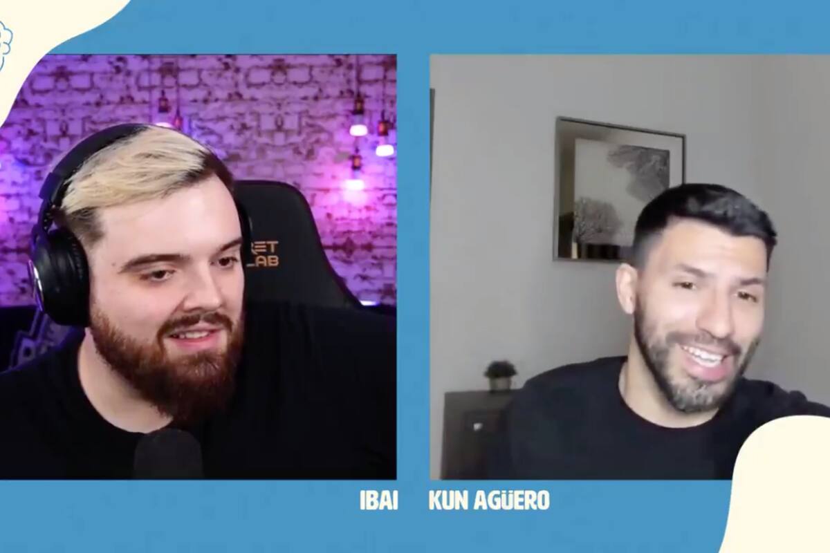 Ibai Llanos y el Kun Agüero se hicieron amigos a través de la plataforma Twitch